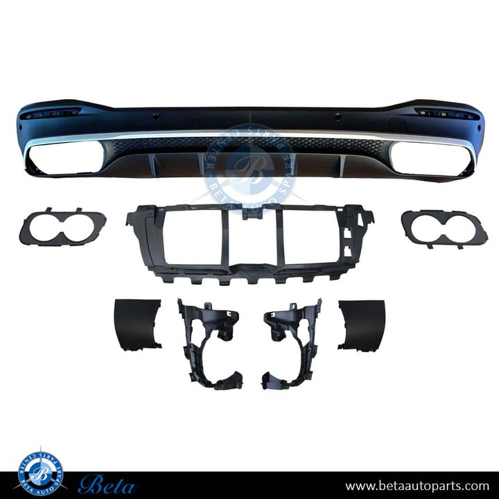 Mercedes GLE-Class W167 (2019-2023), Rear Diffuser AMG GLE53 for Normal AMG, China, 1678853109, 1678859902