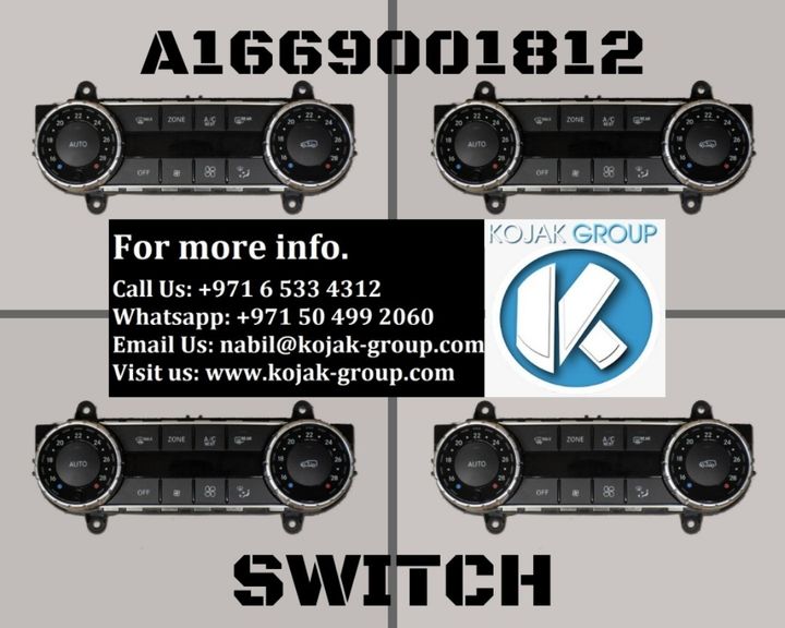 Mercedes-Benz W166/X166 Climate Control Unit