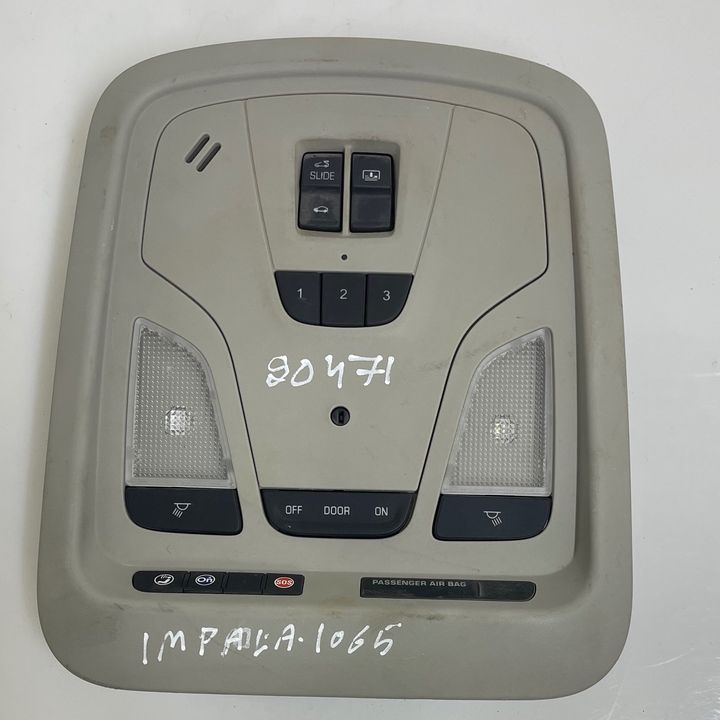 OverHead Console - 2014 Chevrolet Impala LTZ (2LZ)