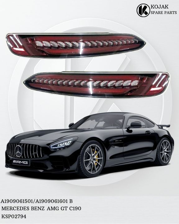 Mercedes-Benz AMG GT C190 Rear LED Bumper Lights (Pair)