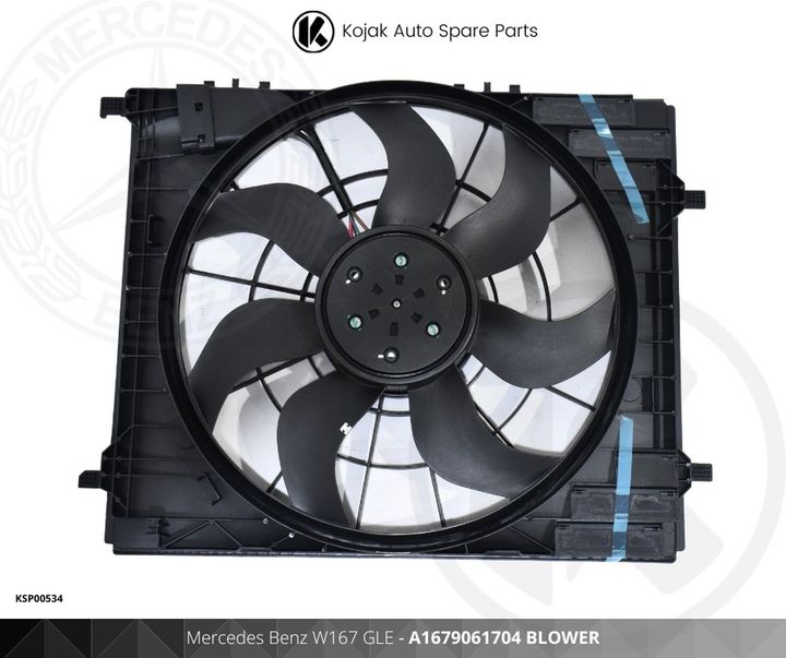 Mercedes Benz W167 GLE Radiator Blower Fan