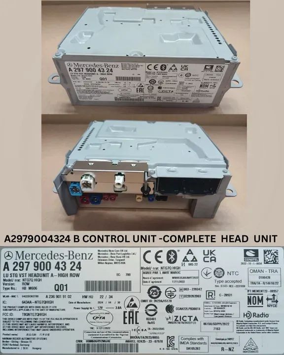 CONTROL UNIT -COMPLETE  HEAD  UNIT W206 / W254
