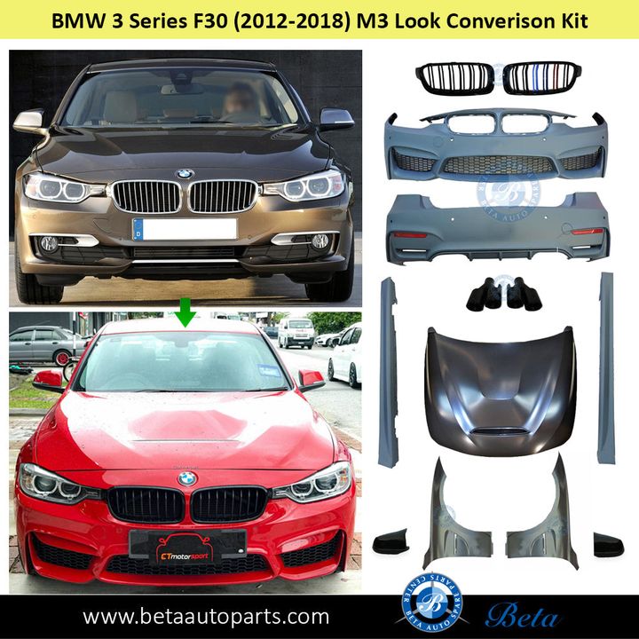 BMW 3 Series F30 (2012-2018), M3 Look Conversion Kit