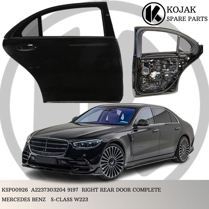 Right Rear Door Complete Mercedes-Benz S-Class W223