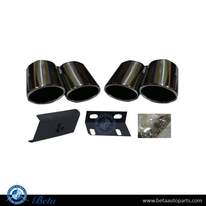 Audi A1 / A3 (2013-2019), Exhaust Tips S1/S3 Look, China, 8V0253825C / 8V0253826C
