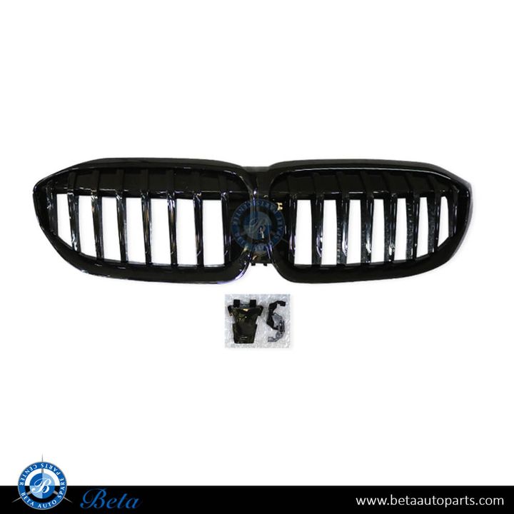 BMW 3 Series G20 (2019-2022), Radiator Grille with Camera Hole (Black), China, 51138072086