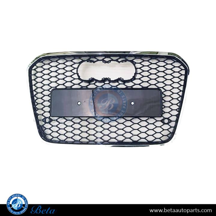 Audi A6 (2011-2014), Radiator Grille RS6 Look (Black and Chrome), China, 4G0853651H