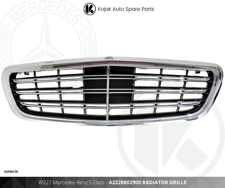 Mercedes Benz S Class W222 Radiator Grille