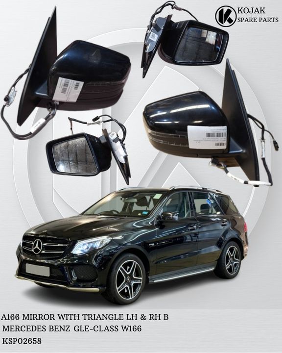 Side Mirror Pair Mercedes-Benz GLE-Class W166