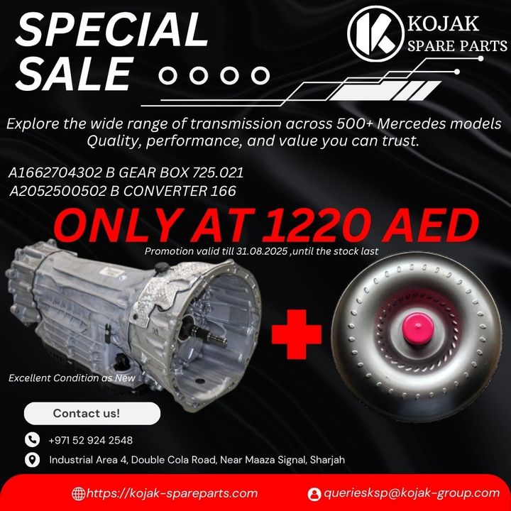 Mercedes-Benz W166 Gearbox and Torque Converter Set