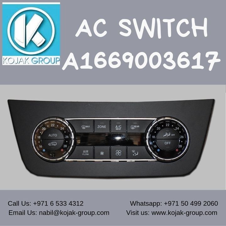 Mercedes-Benz W166/X166 Climate Control Panel AC Switch