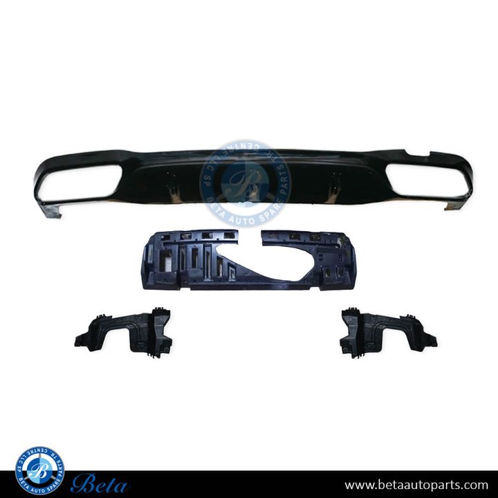 Mercedes E-Class W213 (2017-2020), Rear Diffuser AMG E63 for Normal AMG (Black), China, 2138852501