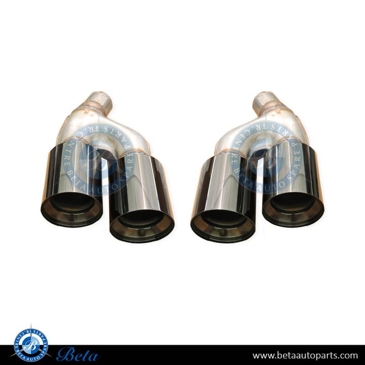 BMW 5 Series G30 LCI (2021-2023), Exhaust Tips M5 Look (Black), China, 18308631958 / 18308631959