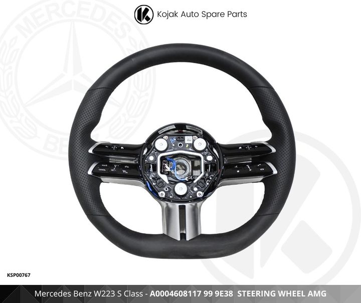 Mercedes Benz W223 S Class AMG Steering Wheel