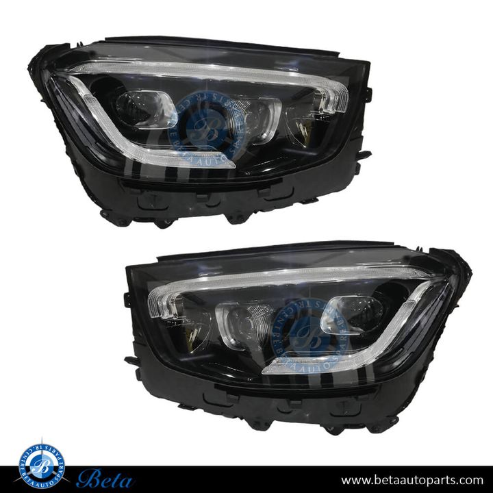 Mercedes GLC-Class W253 / C253 (2016-2022), Headlamp Upgrade from Old to New Dynamic LED, China, 2539068101 / 2539068201