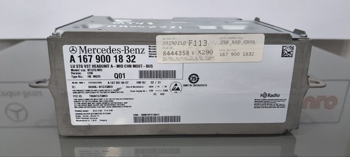 Mercedes-Benz NTG7.0 MBUX Head Unit Mid