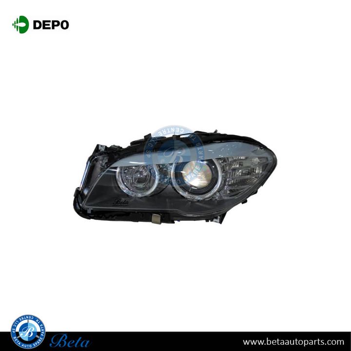 BMW 5 Series F10 (2010-2013), Headlamp Normal (Left), Depo, 7203239