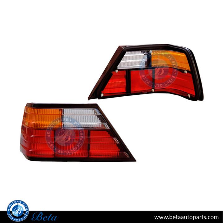 Mercedes E-Class W124 (1986-1995), Tail Lamp Lens - Yellow (Left), Depo, 1248200166