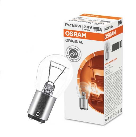 OSRAM ORIGINAL Indicator Bulb P21/5W, (24V, 21/5W), BAY15d 7537
