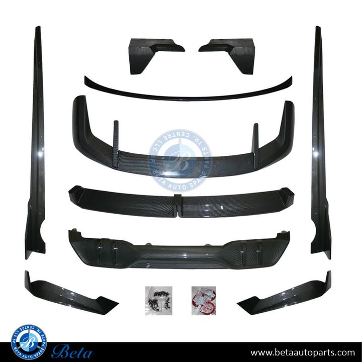 BMW X5 G05 LCI (2024-Up), Spoiler Kit Black Knight Look for M-Tek (Carbon), China