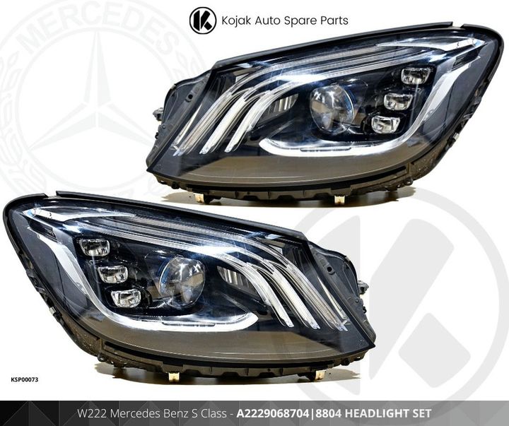 Mercedes Benz S Class W222 Headlight Set