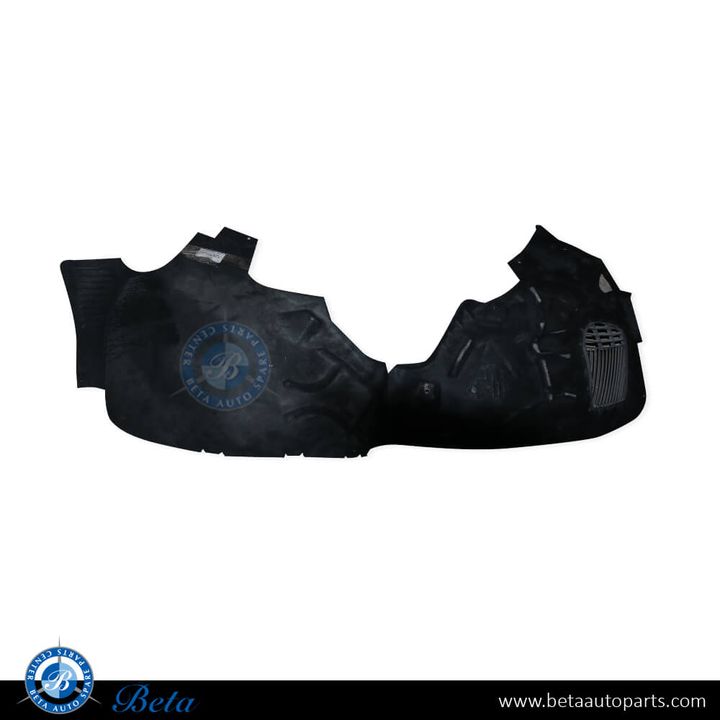 Porsche Macan (2014-2018), Front Wheel Fender Liner Turbo - Plastic and Flannel (Right), China, 95B809962E