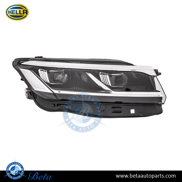 Volkswagen Touareg (2018-Up), Headlamp LED (Right), Hella, 761941036A / 761941774