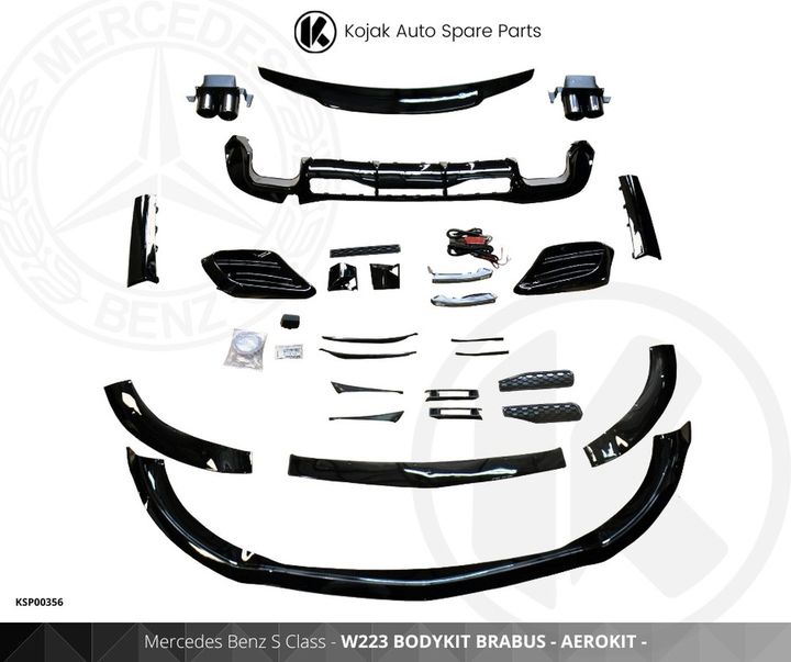 Mercedes-Benz S-Class W223 Brabus Aerokit Body Kit