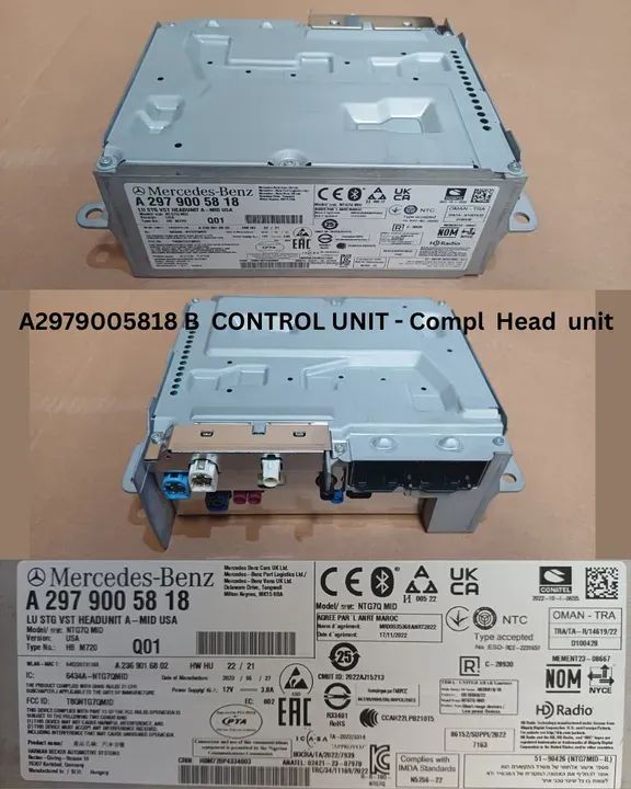 CONTROL UNIT - Compl  Head  unit  .