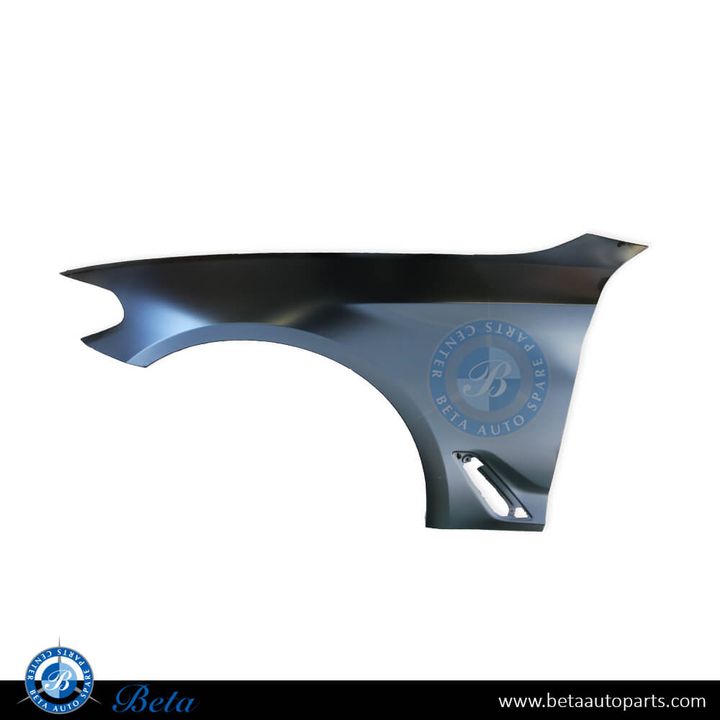 BMW 5 Series G30 (2017-2023), Front Fender - Aluminum (Left), Taiwan, 41007443687