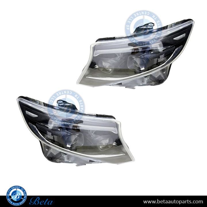 Mercedes Vito W447 (2015-2023), Headlamp Upgrade From Normal to 2024 LED Look, China, 4478200061 / 4478200161