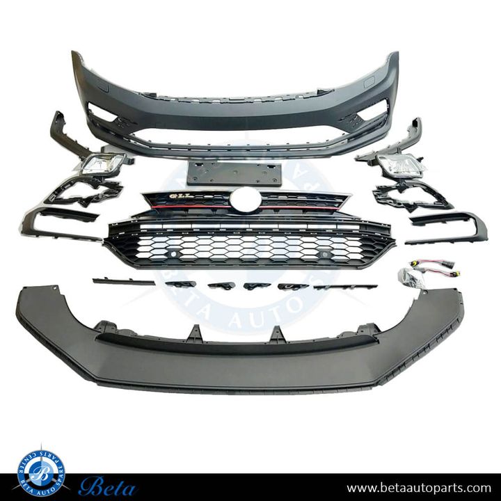 Volkswagen Jetta GLI (2015-2018), Front Bumper with Radiator Grille, China, 5C6807217J