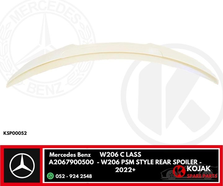 Mercedes Benz W206 C-Class PSM Style Rear Spoiler