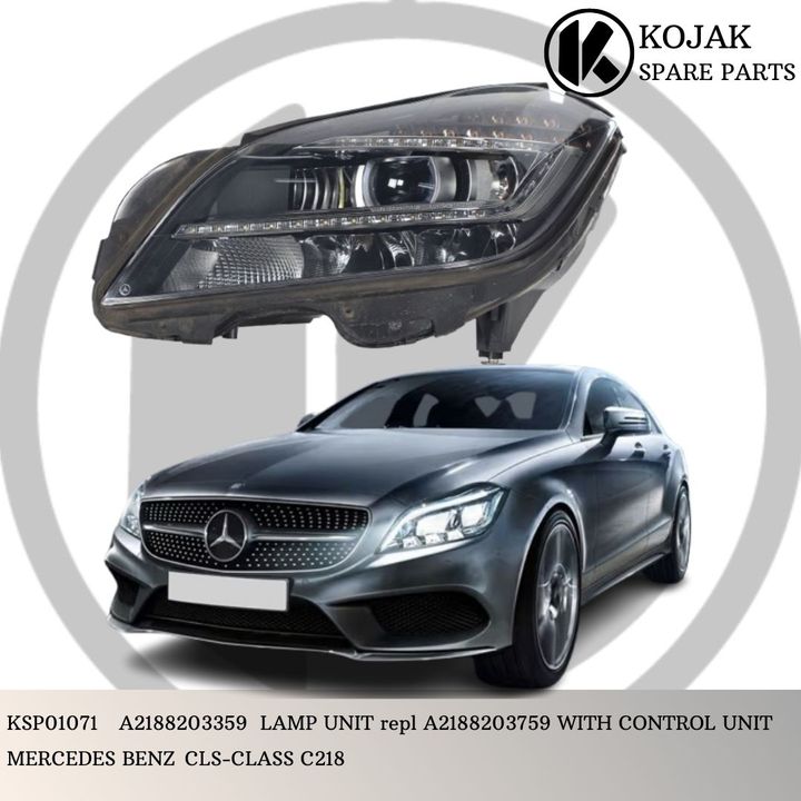 Headlight Left Mercedes-Benz CLS-Class C218 with Control Unit