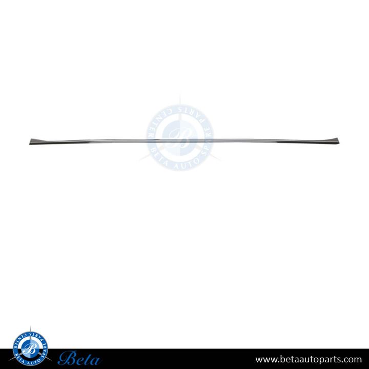 BMW 5 Series F10 LCI (2014-2016), Rear Bumper Moulding Modern - Chrome (Center), Taiwan, 51127331611