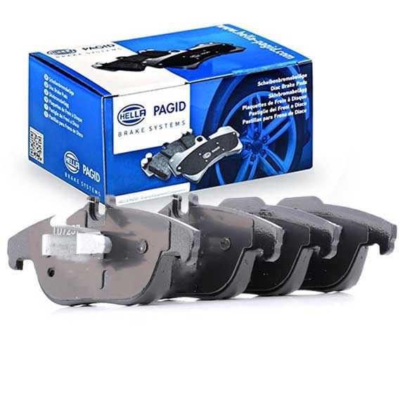Hella Pagid (HELLA # 8DB355016281) REAR DISC BRAKE PAD SET For Mercedes Benz 0054205120