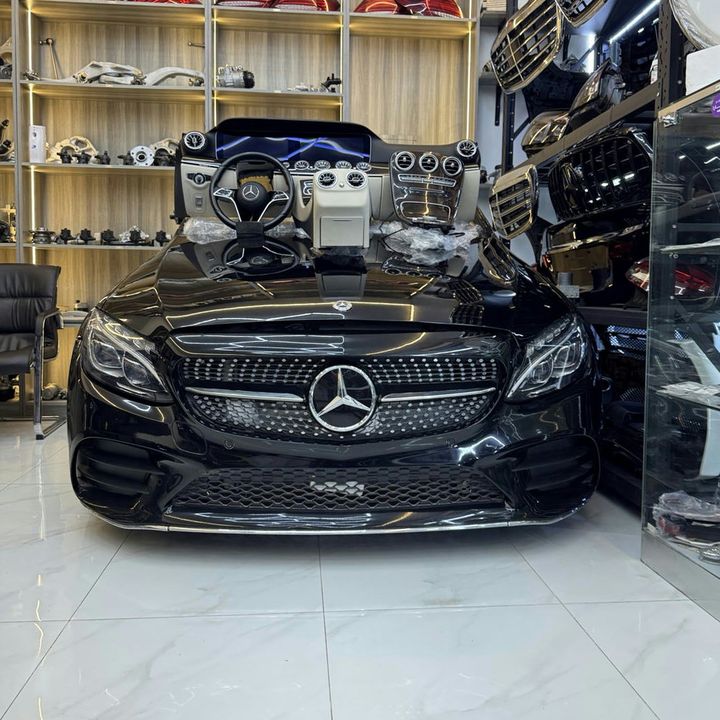 Mercedes-Benz C-Class W205 AMG Line Front Body KIT / Nose cut