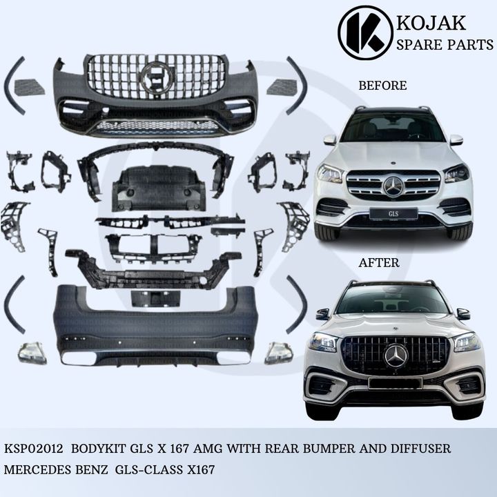 Mercedes-Benz GLS X167 AMG Body Kit with Rear Bumper and Diffuser