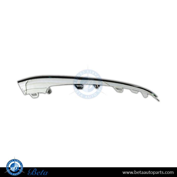Mercedes S-Class W222 (2018-2020), Front Bumper Lower Moulding Normal AMG - Chrome (Left), China, 2228857700