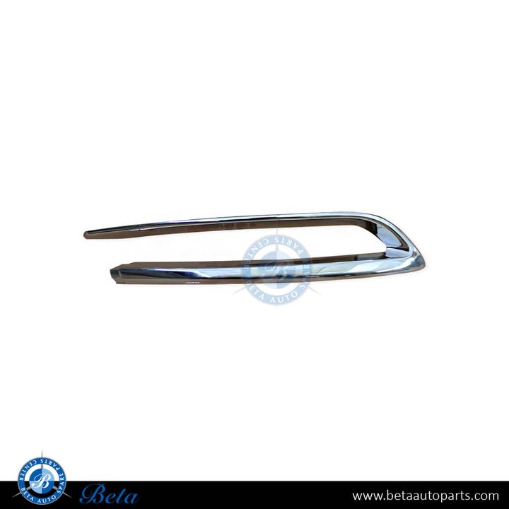 BMW 5 Series F10 LCI (2014-2016), Rear Bumper Moulding Luxury - Chrome (Left), Taiwan, 51127341675