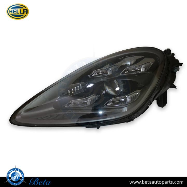 Porsche Cayenne (2018-Up), Headlamp LED (Left), Hella, 9Y0941035J, 9Y0941077J