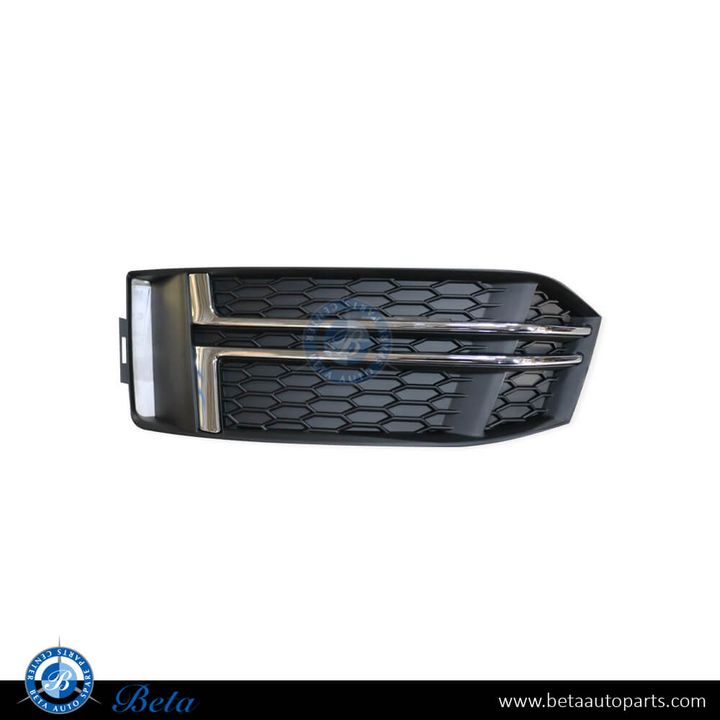 Audi A4 S-Line (2016-2019), Fog Lamp Cover without Hole (Left), China, 8W0807681F