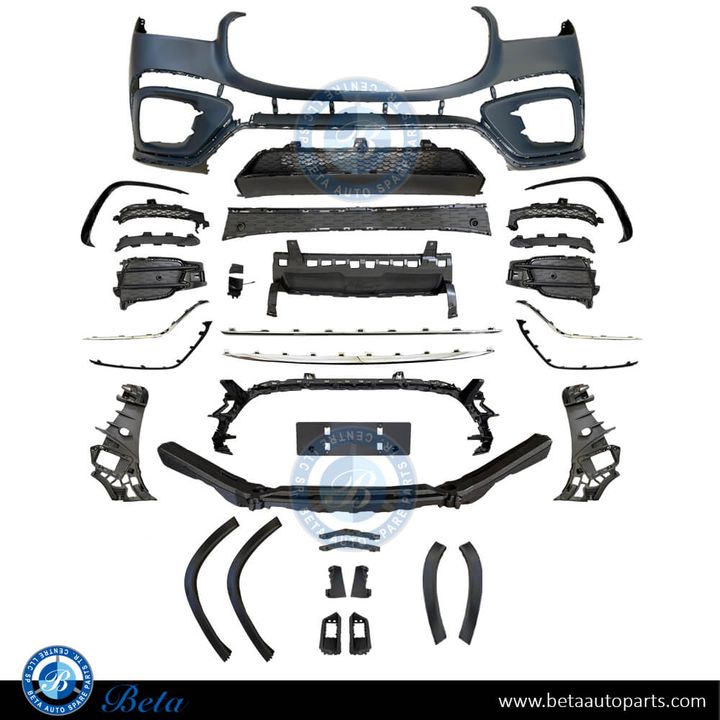 Mercedes GLS-Class X167 (2020-Up), Front Bumper Normal AMG with Park Assist 2024 Look, China, 1678850211