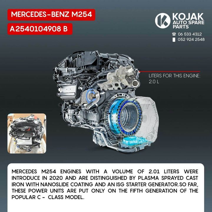 Mercedes-Benz M254 Engine 2.0L