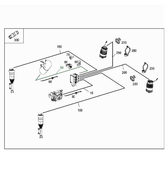 Mercedes Benz Genuine COMPRESSED-AIR LINE 2133271900