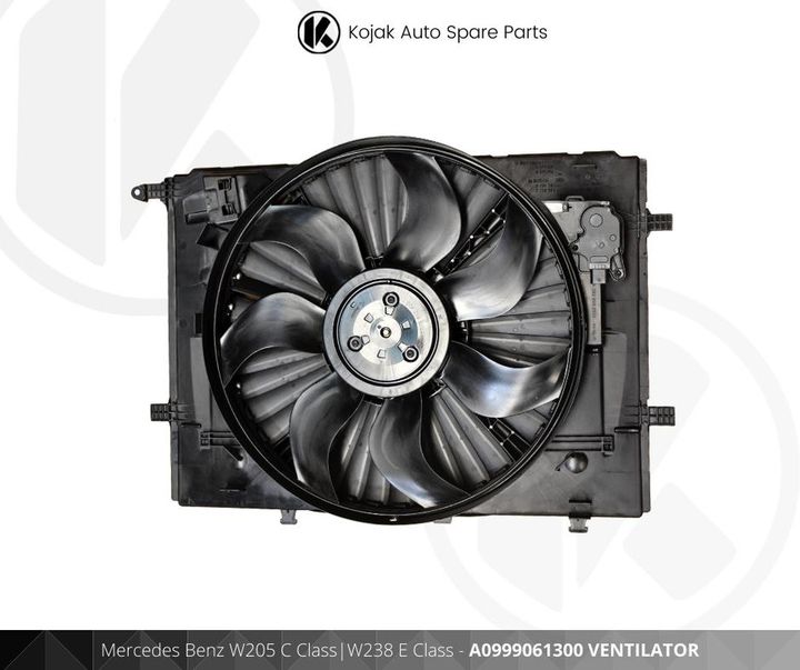 Radiator Cooling Fan Ventilator for Mercedes Benz W205 C Class / W238 E Class