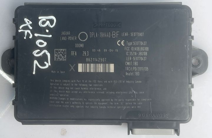 Keyless Control Module - 2015 Jaguar XF