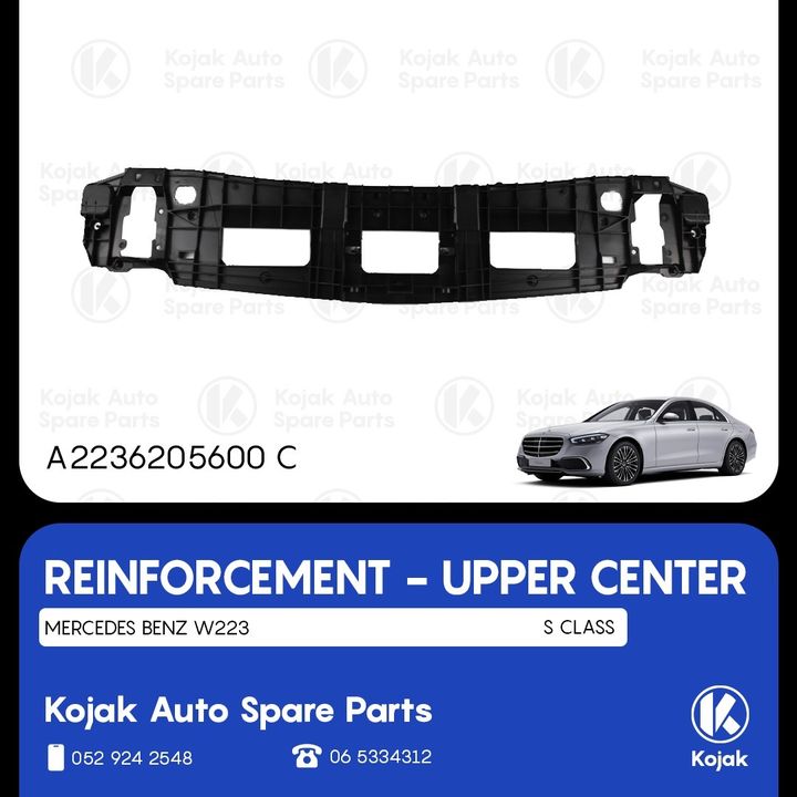 Front Bumper Upper Center Reinforcement Mercedes-Benz S-Class W223
