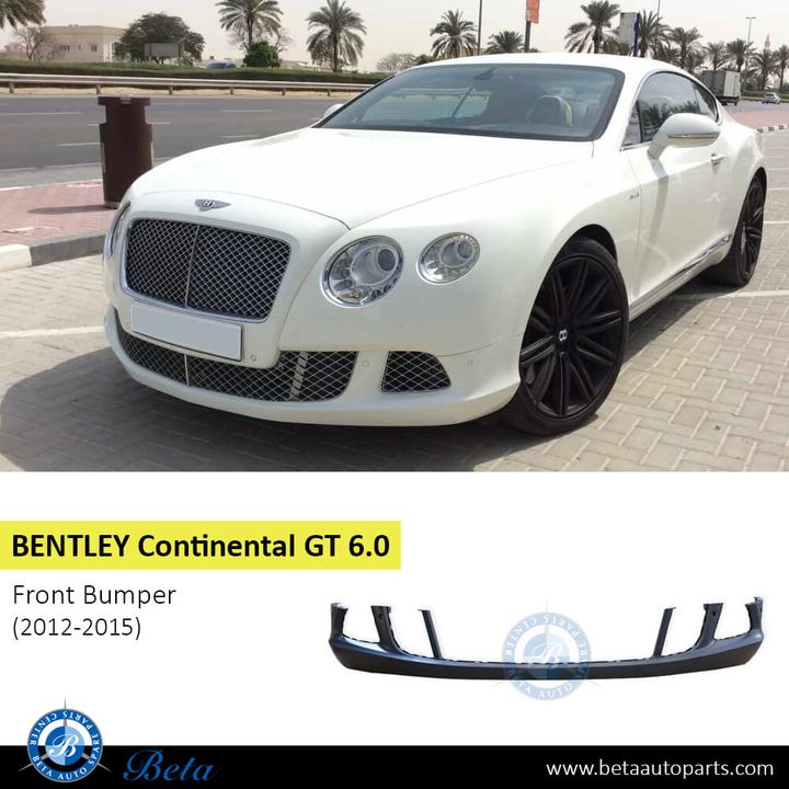 Bentley Continental GT (2012-2015), Front Bumper, China, 3W3807217M / 3W3807217B / 3W3807217T / 3W3807217AH