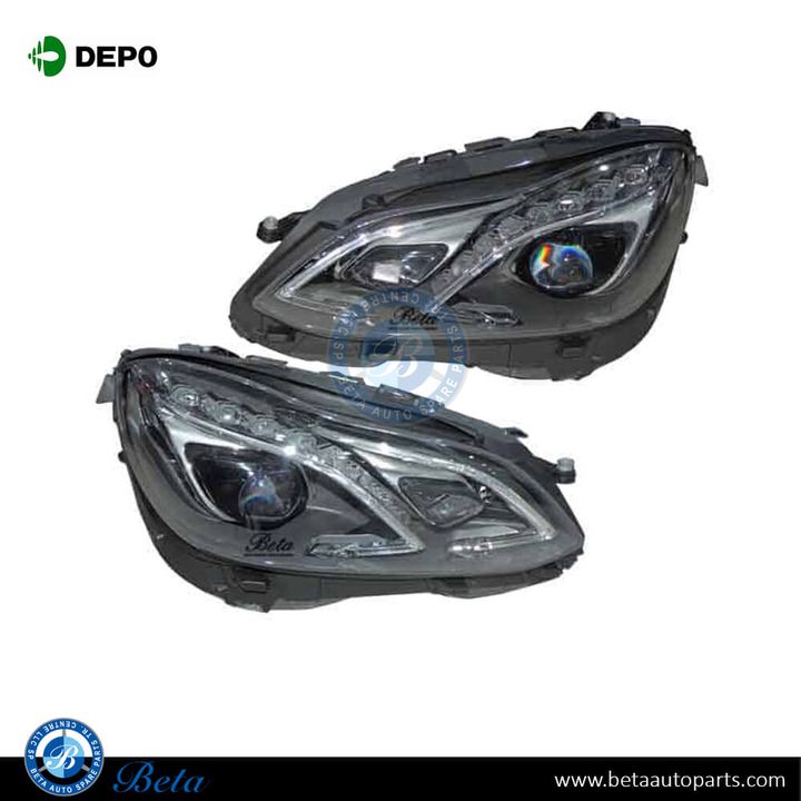 Mercedes E-Class W212 (2010-2013), Headlamp Upgrade To 2014 LED Look, Depo